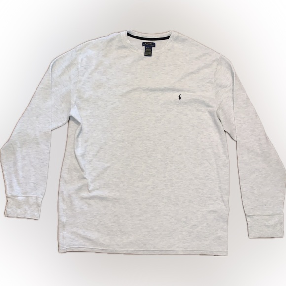 Polo Ralph Lauren Other - Polo Ralph Lauren Waffle Knit Thermal Oatmeal Cream Gray  Long Sleeve Shirt 3XL